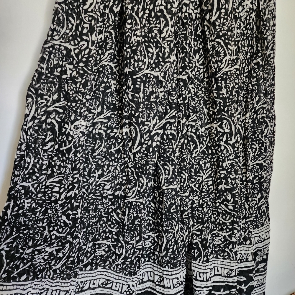 Vintage Derek Heart Boho Broomstick Midi Skirt - Picture 6 of 11